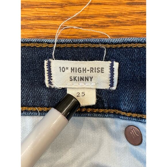 MADEWELL skinny jeans 10" hi-rise 25's women - Picture 4 of 14